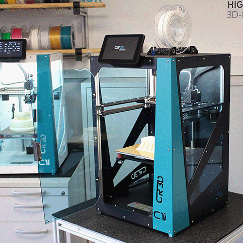 C1 mini 3D Drucker von der Firma CR3D, made in Germany