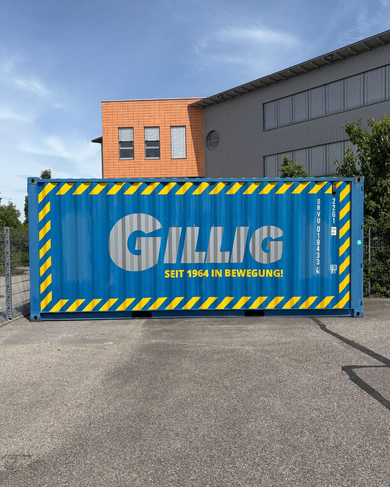 Container Beschriftung