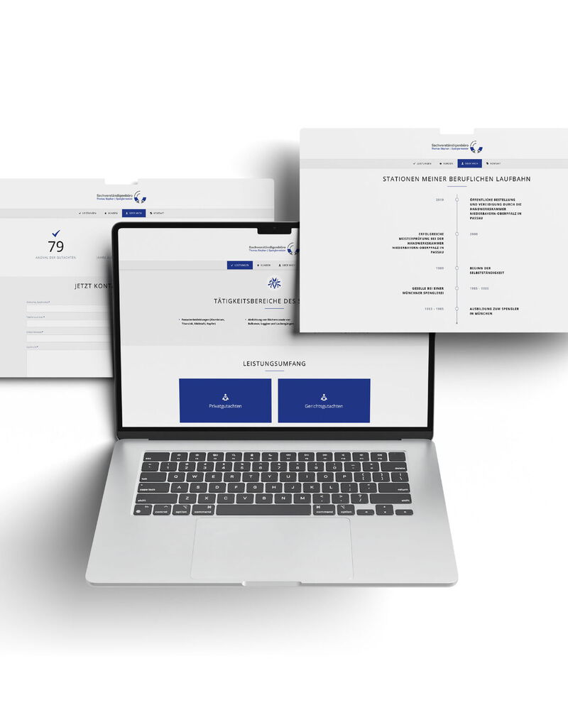 Website Gestaltung für Kunden in Ergoldsbach